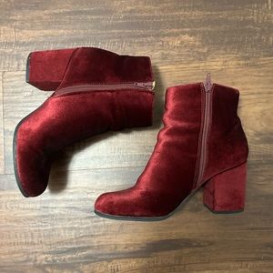 Red Velvet Booties